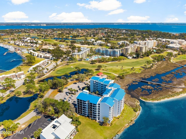 4600 Kingfish Ln Unit 508, Panama City, FL 32408 - aerial view of apartment complex, a large body of water, and a golf club