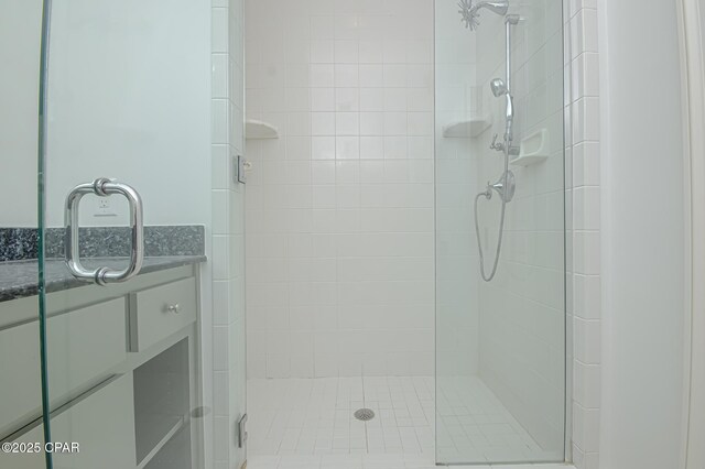 bathroom with walk in shower