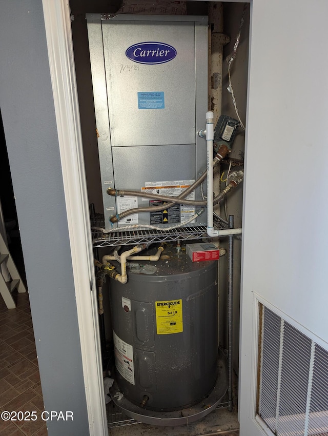 utilities featuring water heater