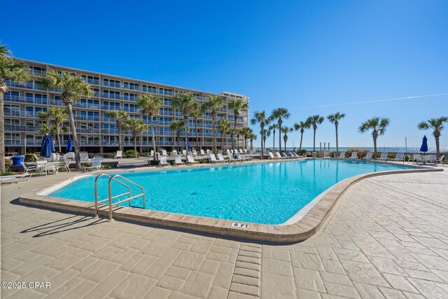 pool featuring a patio