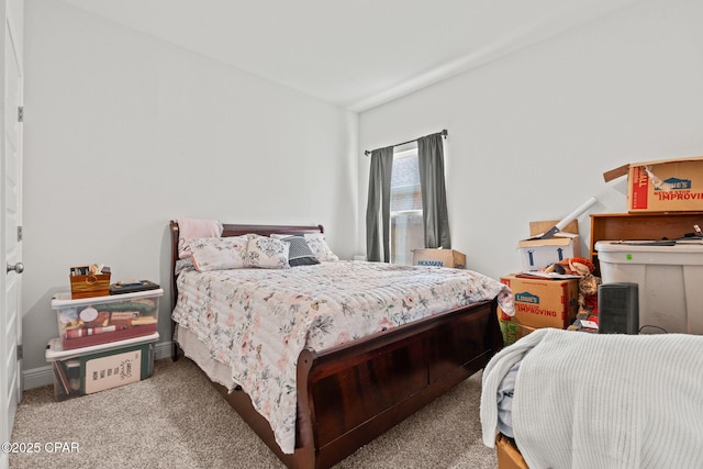 bedroom featuring carpet floors