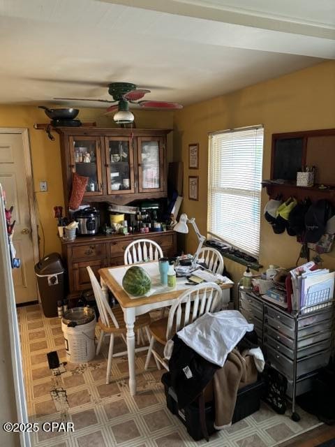 view of dining area