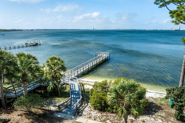 property view of water