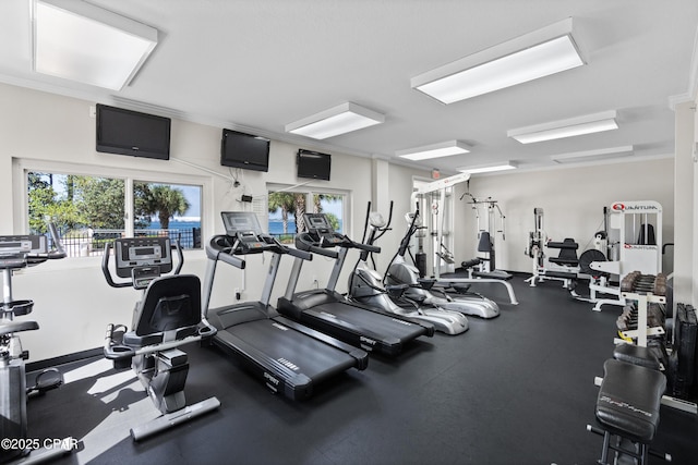 view of exercise room