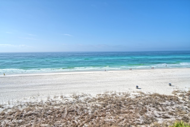 water view featuring a view of the beach