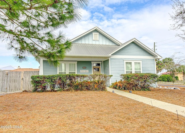 view of front of home