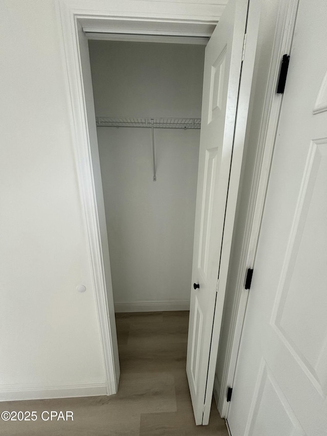 view of closet