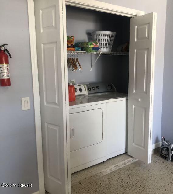 washroom featuring separate washer and dryer