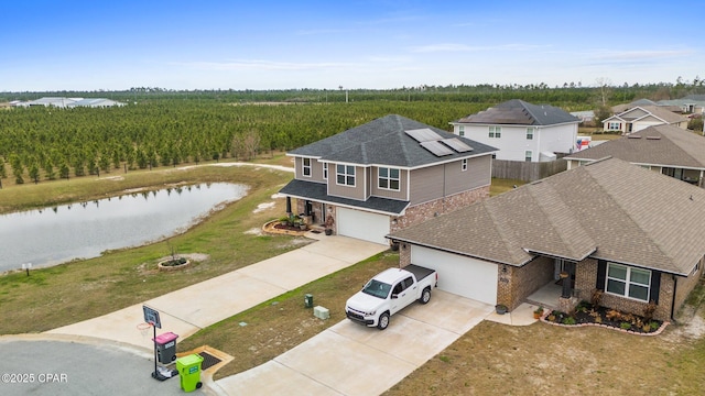 4701 Maegans Ridge Rd, Panama City, FL 32404 - aerial view with a residential view and a water view