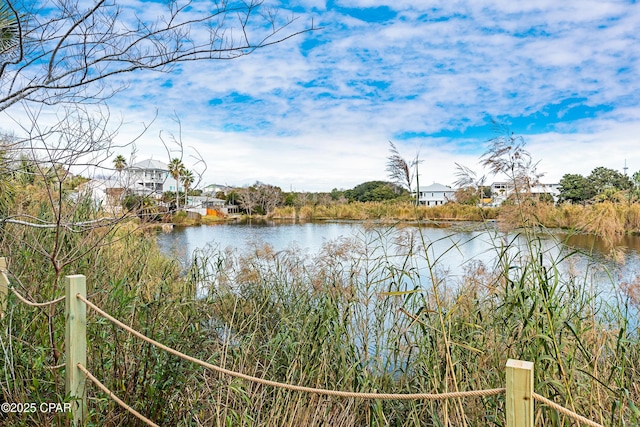 property view of water