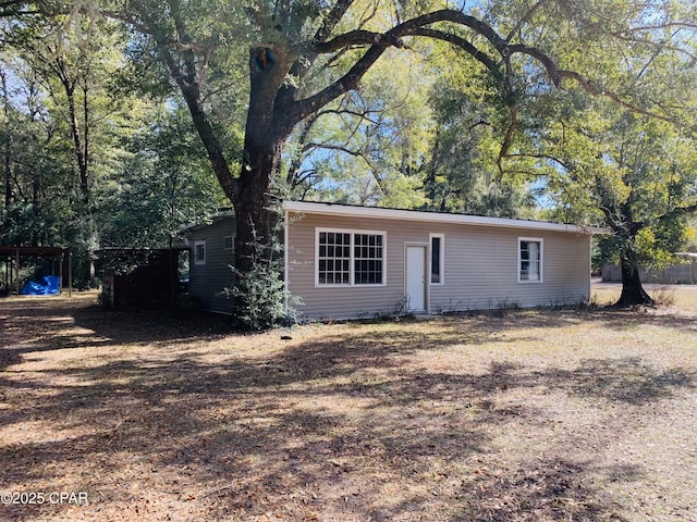 view of ranch-style home