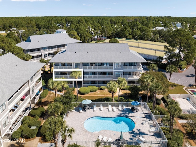 3799 E County Highway 30a Unit B12, Santa Rosa Beach, FL 32459 - bird's eye view of a heavily wooded area