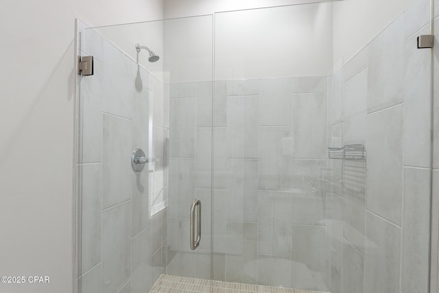 bathroom with walk in shower