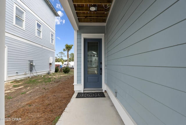 view of entrance to property