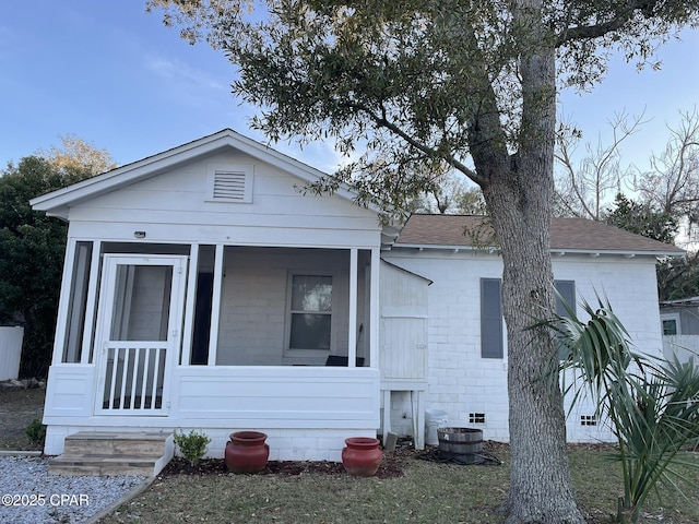 view of front of house