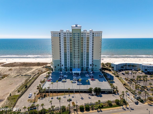 9450 S Thomas Dr Unit 802C, Panama City, FL 32408 - aerial view of waterfront with a beach