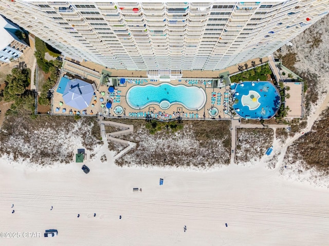 9450 S Thomas Dr Unit 802C, Panama City, FL 32408 - bird's eye view of a pool area
