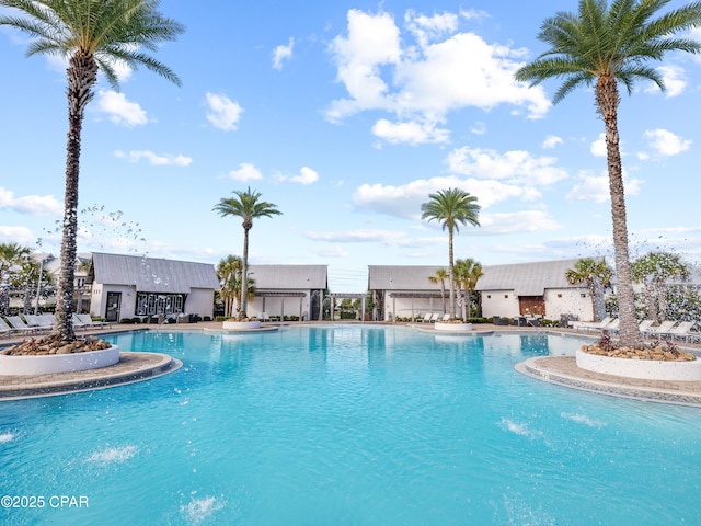 view of pool