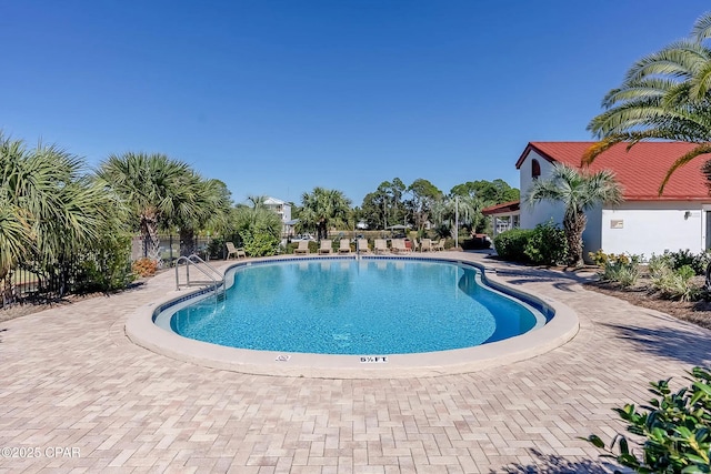 pool with fence