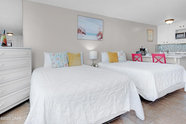 view of tiled bedroom