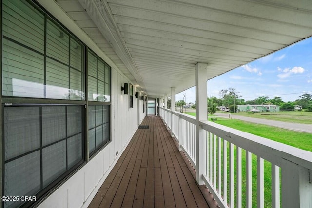 view of deck