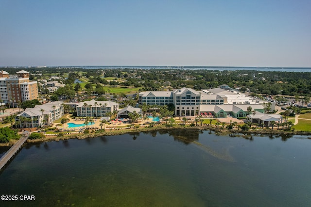 4725 Bay Point Rd Unit 258, Panama City, FL 32408 - drone / aerial view with a water view