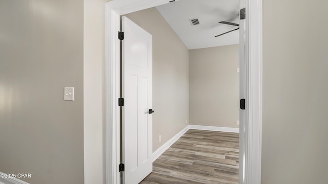 interior space with light hardwood / wood-style floors