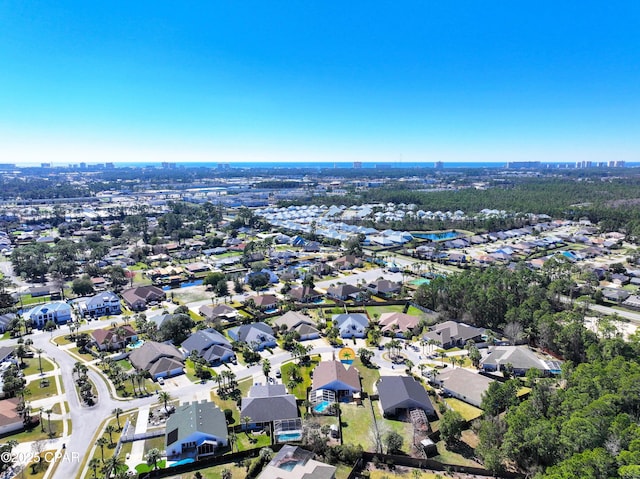 birds eye view of property featuring a residential view