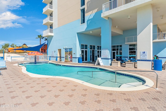 view of community pool