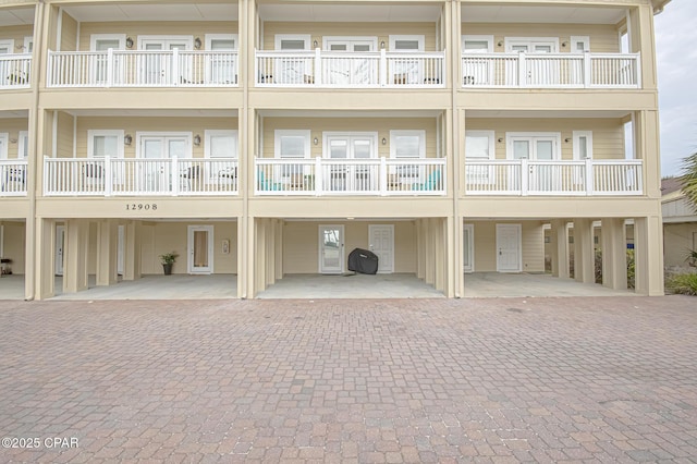 view of property with a carport