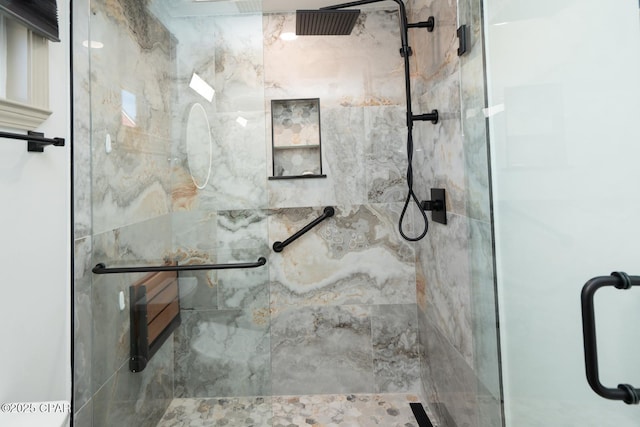 full bath featuring a stall shower