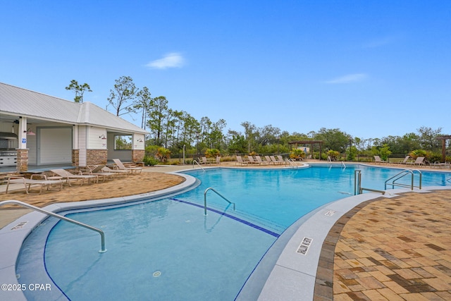 community pool featuring a patio