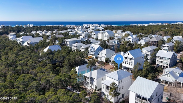 150 Grande Pointe Cir, Inlet Beach, FL 32461 - aerial perspective of suburban area featuring a nearby body of water