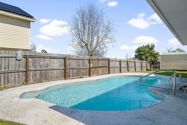 7577 Kelsey Dr, Panama City, FL 32404 - view of swimming pool featuring a patio, a fenced backyard, and a fenced in pool