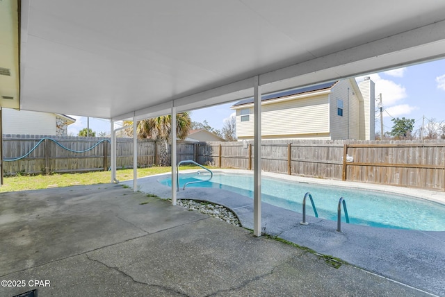 7577 Kelsey Dr, Panama City, FL 32404 - view of pool with a patio area, a fenced backyard, and a fenced in pool