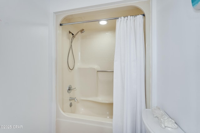 8730 Thomas Dr Unit 1201-B, Panama City Beach, FL 32408 - full bath with shower / bathtub combination with curtain