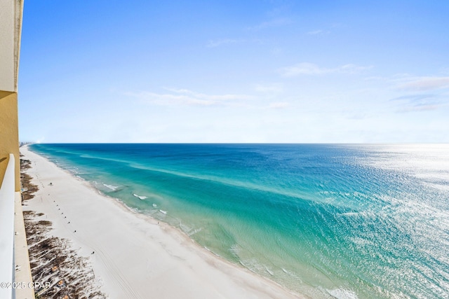 water view featuring a view of the beach