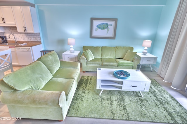 view of living area