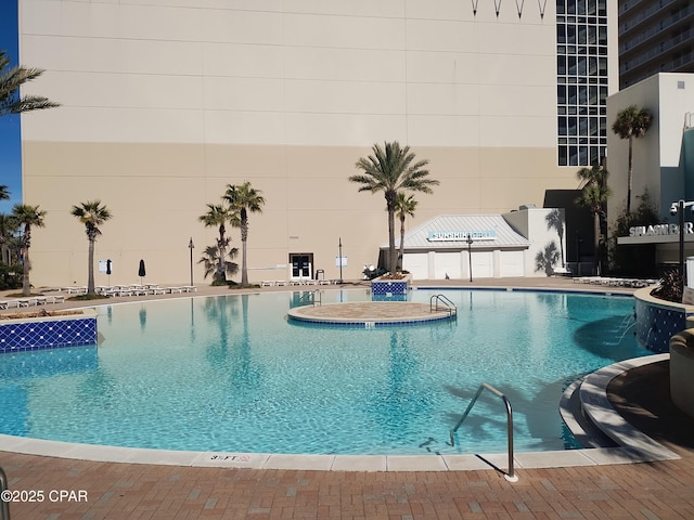 view of pool