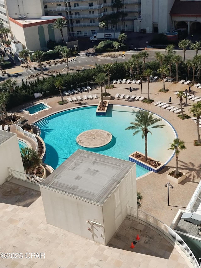 view of pool