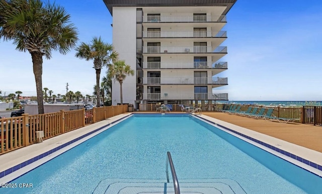 view of pool