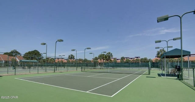 view of sport court with community basketball court and fence