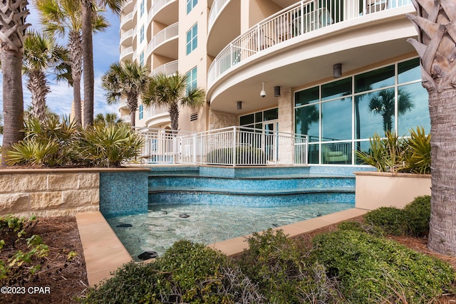 view of pool