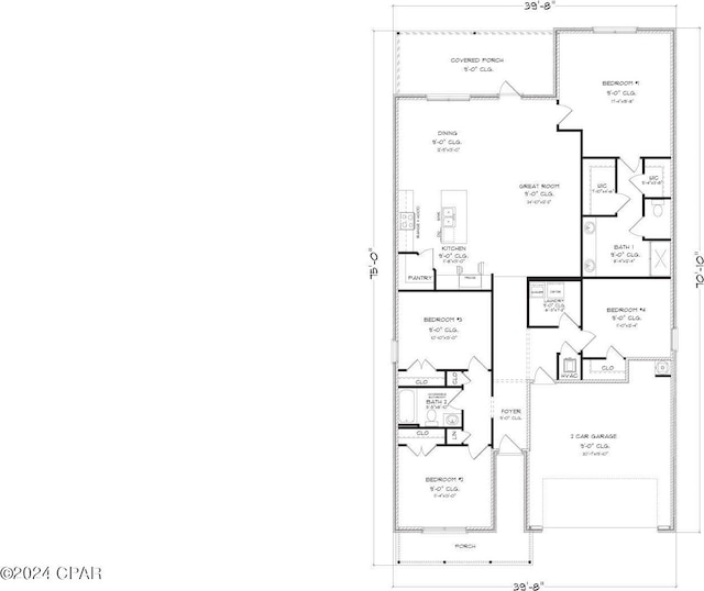 110 Crane Dr, Port St Joe, FL 32456 - room layout