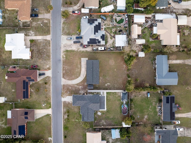 birds eye view of property featuring a residential view