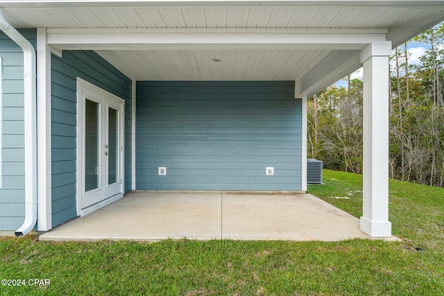 view of patio / terrace with cooling unit