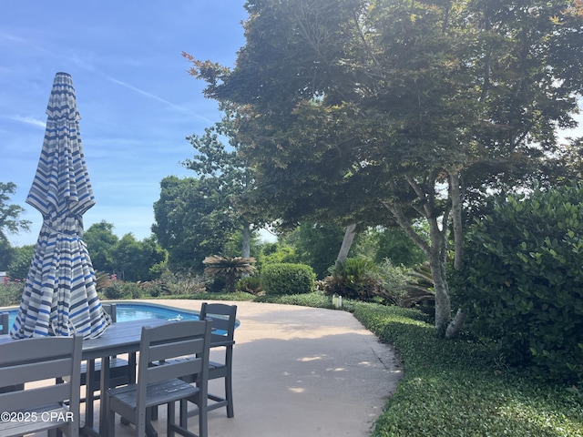3368 Bevia Rd, Marianna, FL 32446 - view of patio featuring an outdoor pool