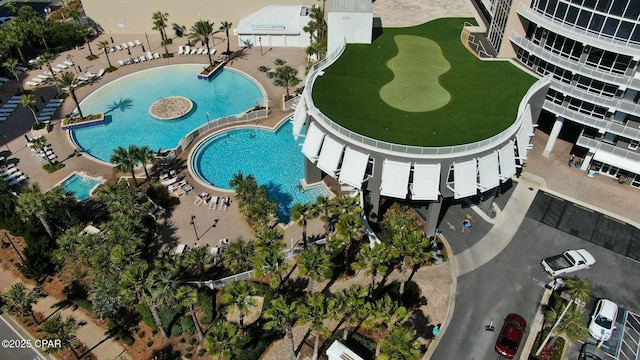 drone / aerial view