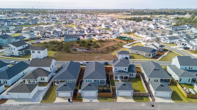 drone / aerial view featuring a residential view