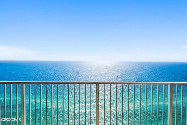 view of water feature